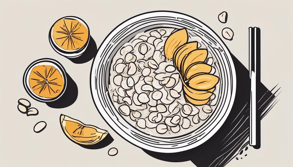 healthy start with oatmeal